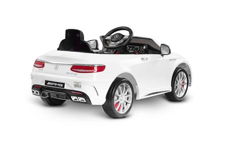 Toyz akumulátorové vozidlo mercedes amg s63 biela, 