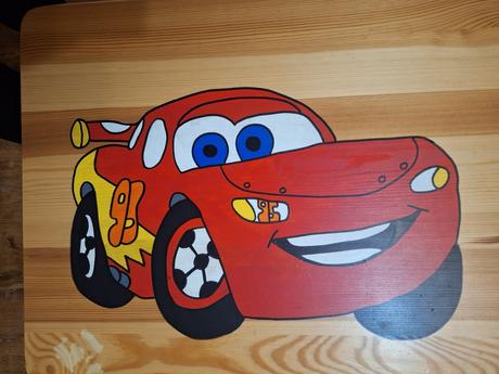 Detsky stol a stolicky mc gueen., 