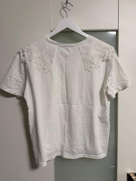 Zara top s čipkou, zara,l