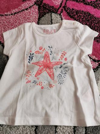 Tričko 6-9mesiacov, f&f,74