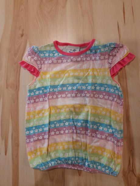 Tričko s volánikovými rukávmi, topolino,104