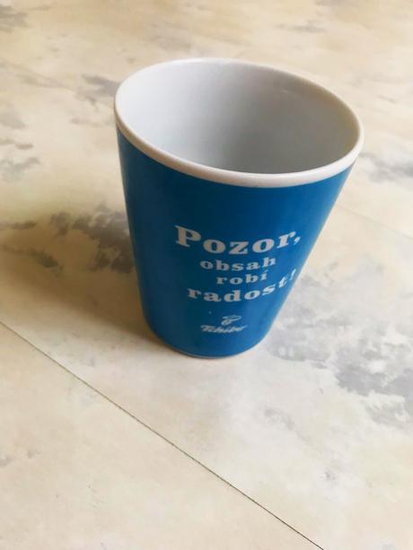 Porcelánový veľký hrnček, 