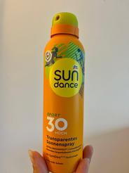Sundance transparentný sprej na opaľovanie Sport OF 30
