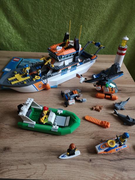 Lego city 60014 pobrežná hliadka + lego 60011, 