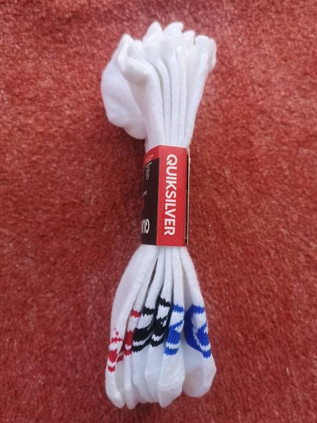 Quiksilver pánske ponožky 3 páry veľkosť 40-45, quiksilver,40 / 42 / 44 / 46