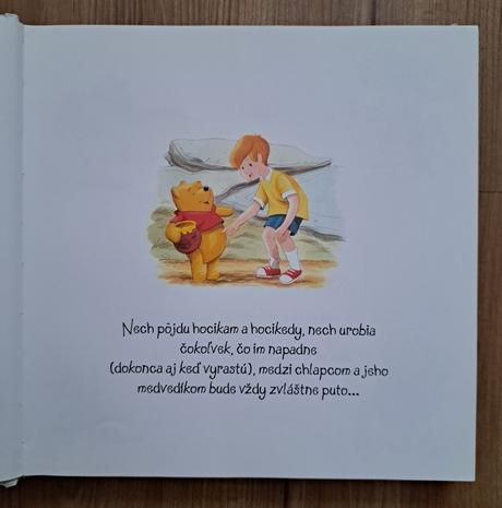 Kniha disney "macko puf", 