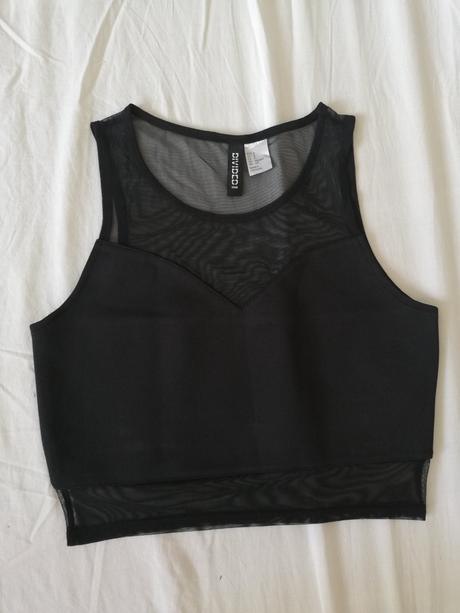 Krátky top, h&m,s
