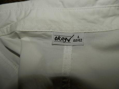 Predĺžená košeľa, okay,l