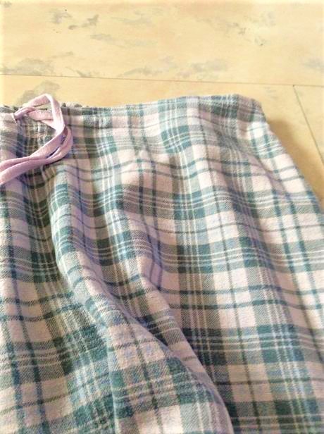 Flanelové nohavice na spanie, m