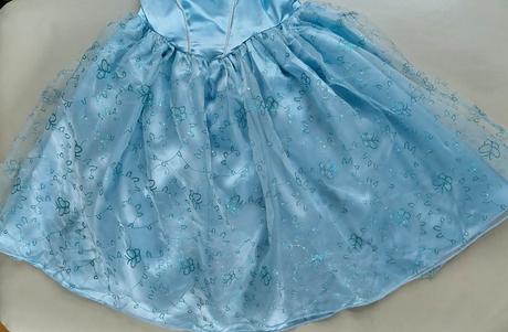 Novy 122/128 kostym popoluska,cinderella,7-8 r.,