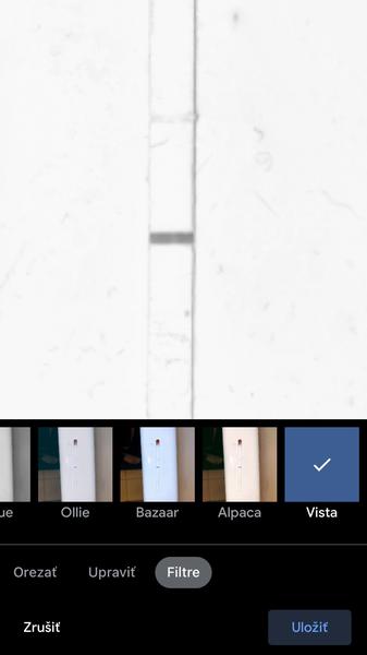 Vidíte niečo na teste?