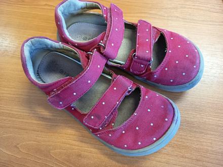 Barefoot sandalky protetika tafi red , vd 19,5 cm, protetika,31