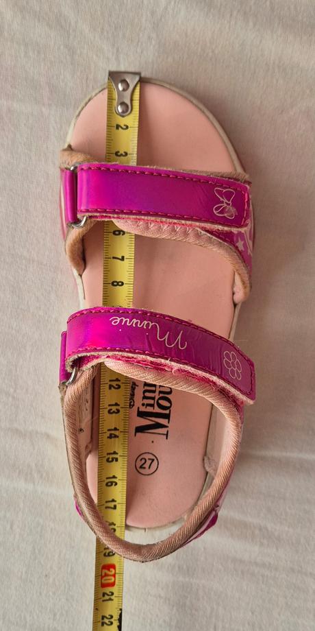 Dievčenské svietiace sandále minnie 27, 27