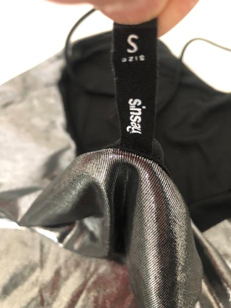 Strieborný top, sinsay,s