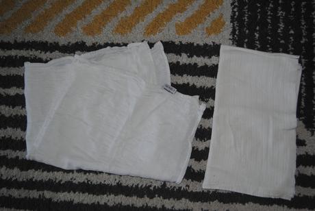 Bavlnené plienky 2ks, 2 kg - 6 kg