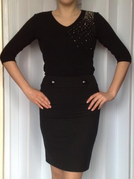 Svetrík s kamienkami, s