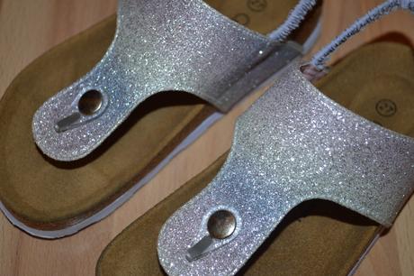 Sandálky trblietavé v.27, deichmann,27