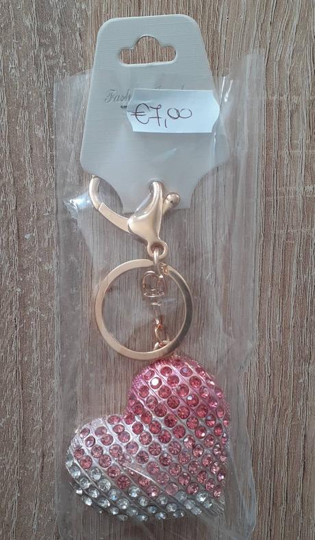 Prívesok na kľúče alebo kabelku srdce, 