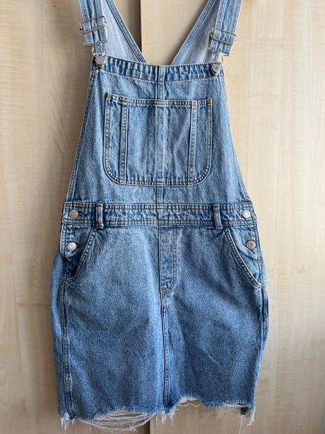 Rifľové šaty na traky, h&m,m