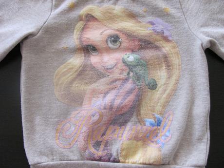 Mikina s rapunzel, h&m,104