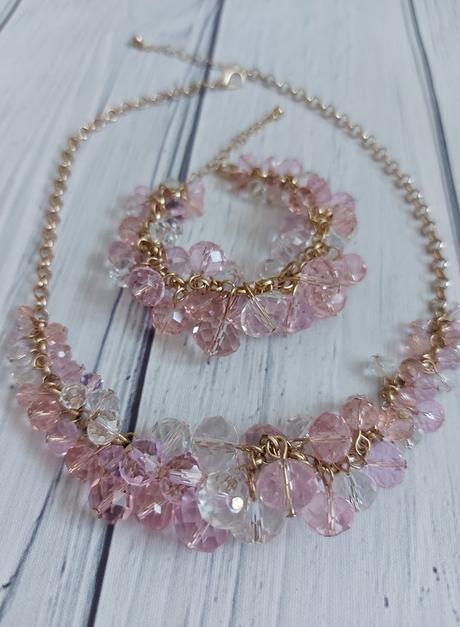 Súprava náhrdelník a náramok, bijou brigitte