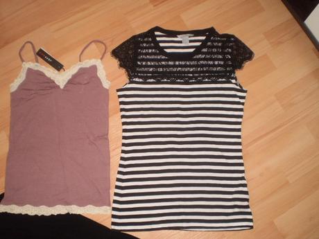 Tričko, roláčik, tielko,  cena spolu, h&m,s