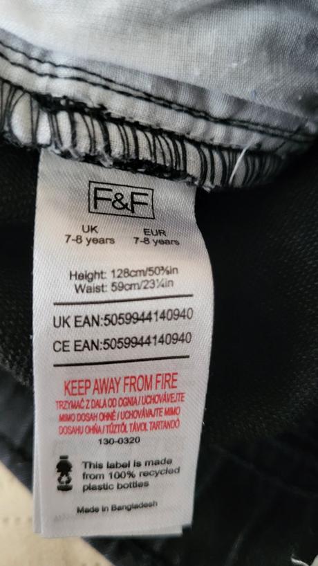 Krátke nohavice velk. 128, f&f,128