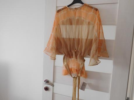 Hnedá blúzočka na plavky, m