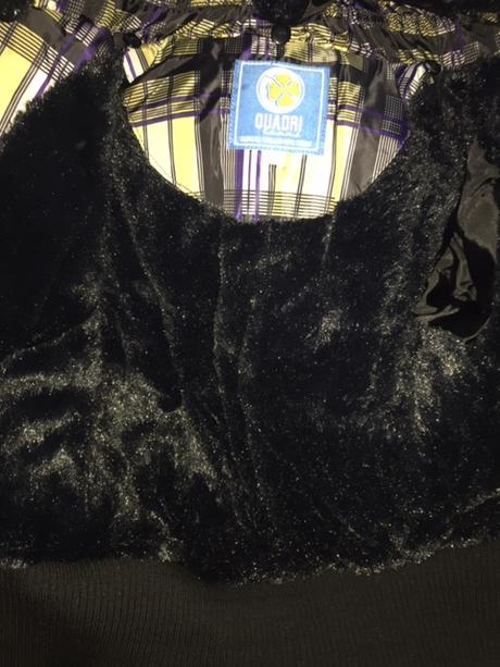 Zimná vetrovka dievčenská quadri, 140