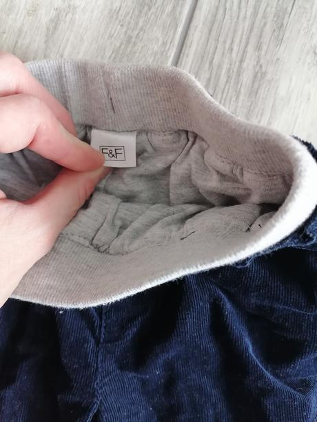 Oteplené nohavice + body dlhý rukáv 80, f&f,80