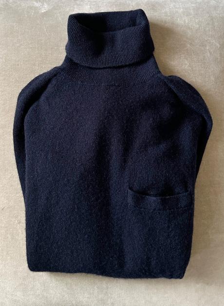 Značkový kašmírový rolák / šaty, xs