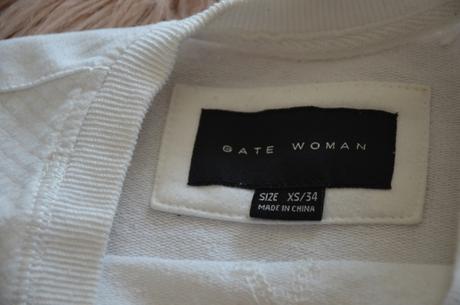 Mikina gate so zlatými zipsami-xs, gate,xs