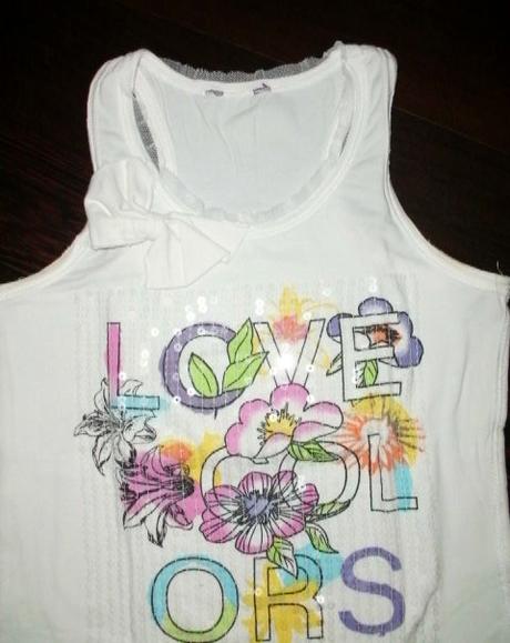 Milé tielko s flitríkovou aplikáciou - 134/140, 134