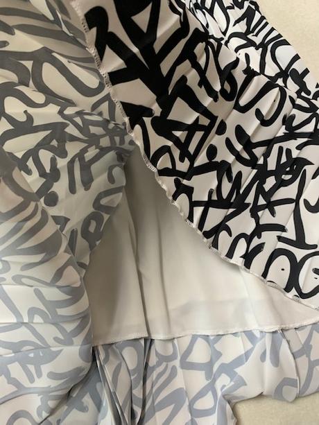 2v1 šaty s bolerkom black&white kombinácia, l / m