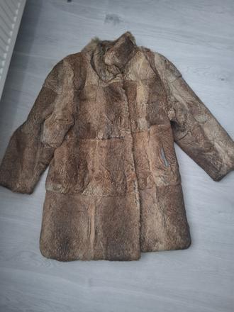 Pravý kožuch zo zajaca, xl