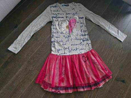 Krasne saty desigual s vrstvenou tylovou suknou, desigual,164