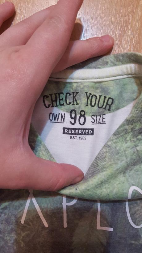 Tričko reserved, reserved,98