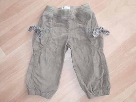 Kordové nohavice, zara,86