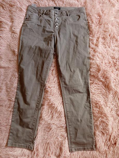 Zeleno šedé nohavice, 42