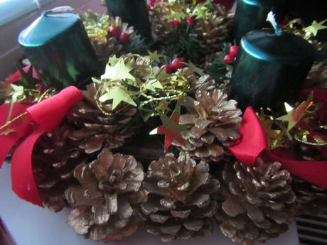 Adventny vianocny veniec ,