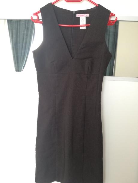 Mini cierne saty, xs