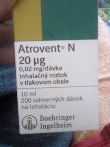 Môžem používať Atrovent N, keď mám tlak na prieduškách?