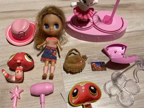 Krásna sada littlest pet shop bábika s lps,