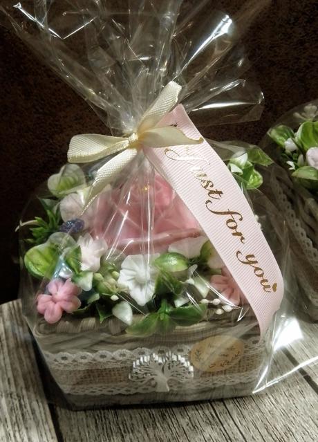 Voňavá dekorácia - mydlová ruža,