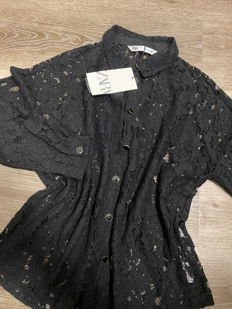 Zara cipkovana blúzka, zara,xs