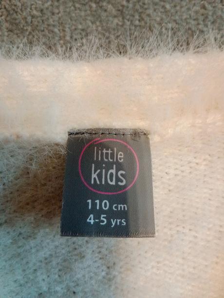 Huňatý biely kardigan, pepco,110