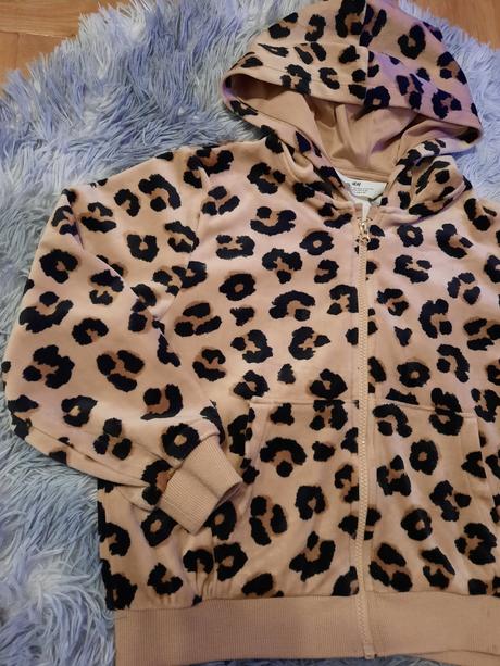 Krásna zamatová mikinka 110/116 od h&m, h&m,110