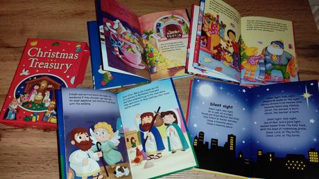 Vianočné knihy v boxe top stav,