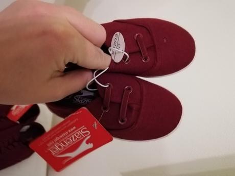 Bordove topánočky, slazenger,22