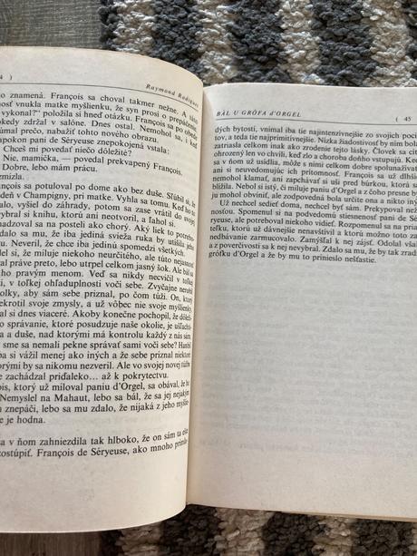 Bál u grófa dorgel radiguet raymond (1988), 